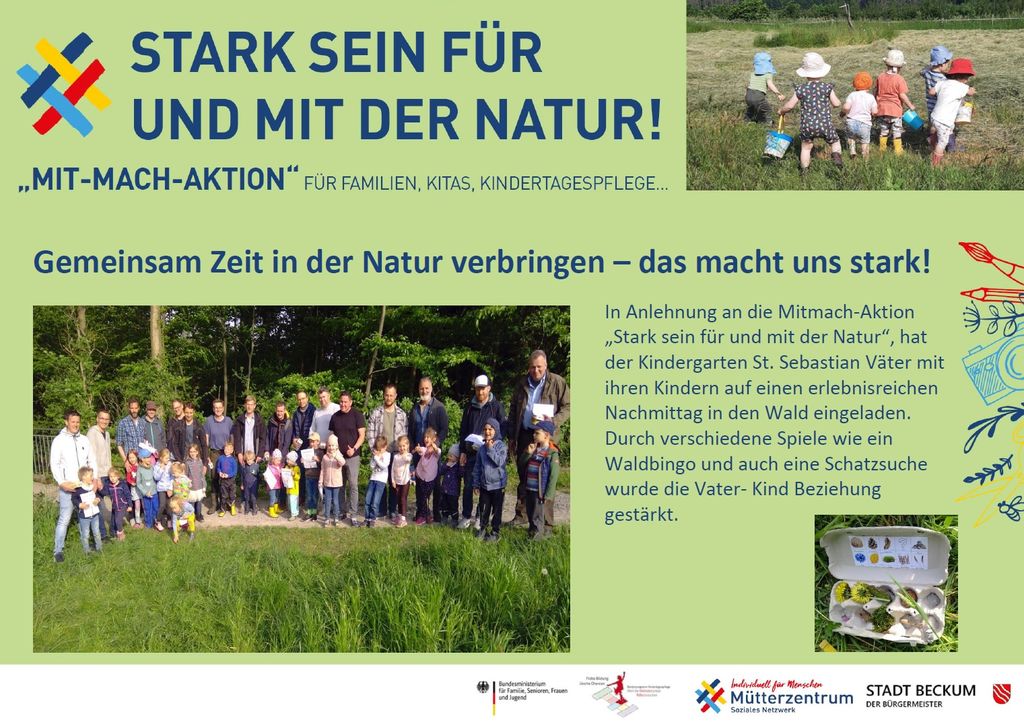 Gemeinsam Zeit in der Natur verbringen - das macht uns stark!